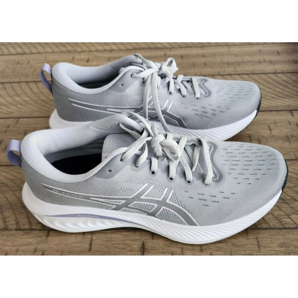 ASICS Gel Excite 10 Gray Womens Size 10 Athletic Shoes 1012B418 Excellent - Picture 1 of 9